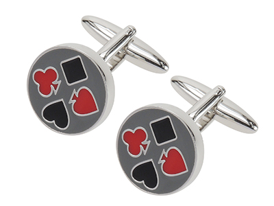 622-18R Fashion Enamel Novelty Cufflinks