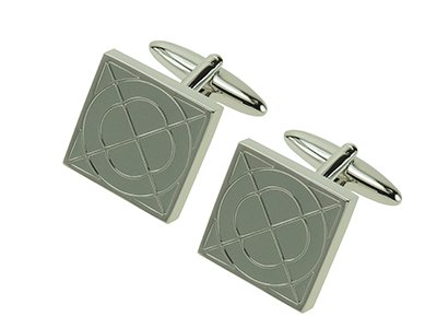 638-14GM Men Accessories Colored Cufflinks