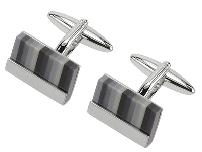 297-24R Fashion Shirt Colorful Plastic Cufflinks