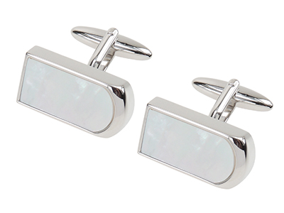 612-6R Classic Shirt Dress Stone Cufflinks