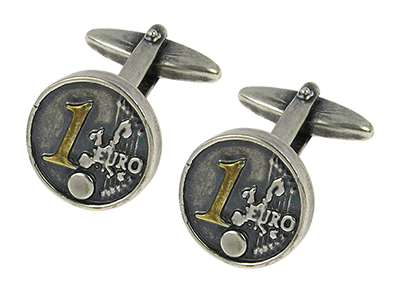 153-22R Vintage Nickle Coin Cufflinks