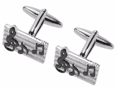 627-22R Novelty Mens Musical Cufflinks