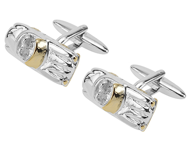 1861-16RG Two Tone Car Cufflinks for Men