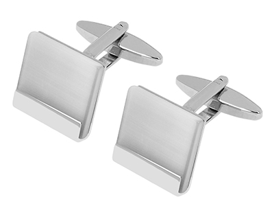 247-10R Catseye Square Cufflinks