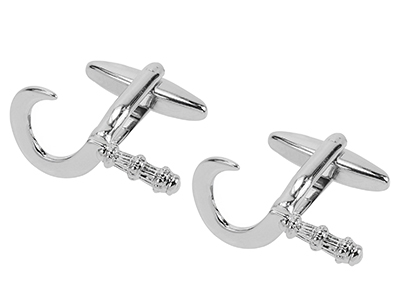 629-2R Sickle Novelty Cufflinks