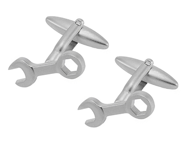 207-17R1 Mens Tool Spanner Novelty Cufflinks