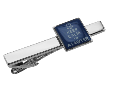 T1507-15R KEEP CALM I AM A LAWYER Tie Clip