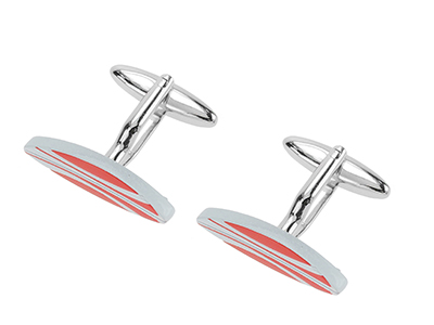 611-13R Crazy Surfing Sports Surfboard Cufflinks