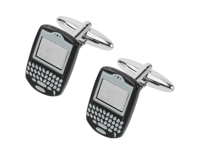 611-7R Mobile Phone Design Mens Cufflinks