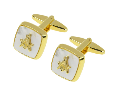 306-26G Professional Novelty Gold Cufflinks