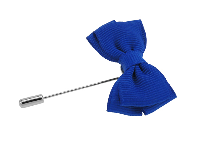 LP53-1R CF-236 Blue Bow Boutonniere Lapel Pins