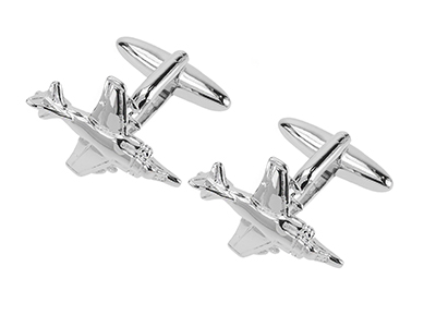 1861-24R Brass Airplane Cufflinks