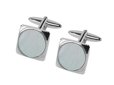 659-16R Gemstone MOP cufflinks