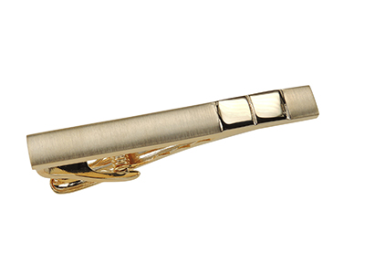 T34373G2 Brass Gold Tie Clip