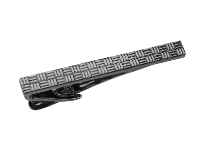 TN-3089GM Classy Black Gunmetal Tie Bar