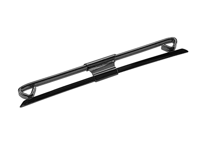 TN-2541GM Unique Design Black Gunmetal Tie Clasp