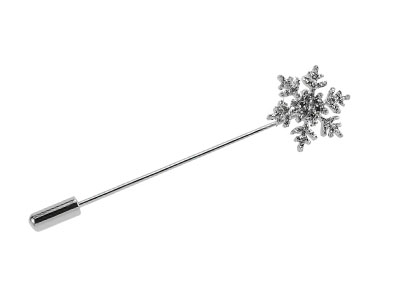 LP1-15R Long Needle Snowflake Lapel Pins