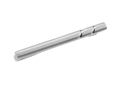 TN-2401R1 Small Brushed Silver Tie Clips Slide