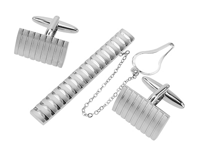 TN-2322R1+142-2R1 Brushed Silver Stripes Sets