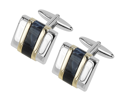 622-4GMG Tuxedo Square Cufflinks