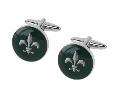 655-17R Fleur De Lis Cufflinks