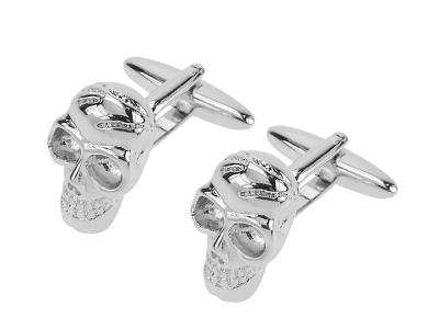 1862-19R Skull Skeleton Cufflinks