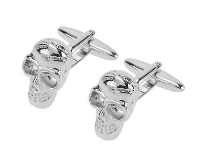 1862-19R Skull Skeleton Cufflinks