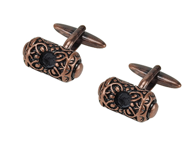 1872-21CA Burnish Gold Elegant Cufflinks