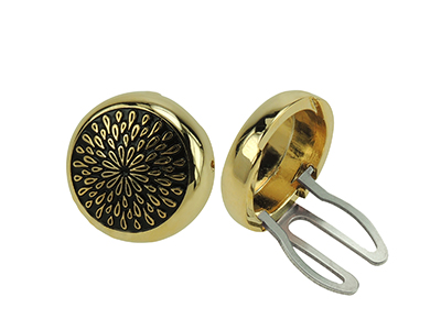 BC50-4G Gold Plated Novelty Button Cover