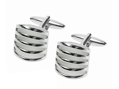 672-12R Cufflinks for Men with Cateye Stone