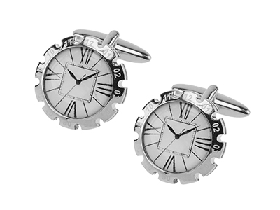 659-20R Real Mini Watch Men Cufflinks