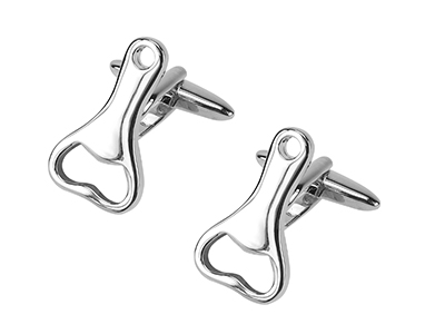 1873-3R Novelty Silver Cufflinks