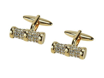 1873-9G Man Wed Luxury Crystal Cufflink