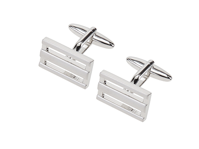 620-8R2 Silver Cufflinks