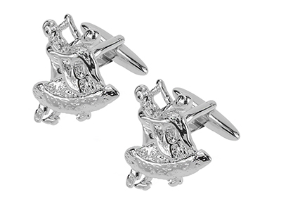 1863-3R Groom Wedding Dancing Cufflinks