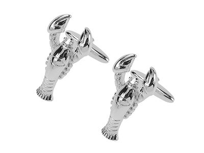 1861-12R Brass Lobster Cufflinks