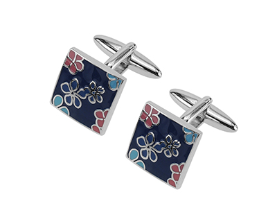 646-11R Classical Enamel Cufflinks