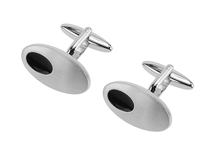 651-5R1 Classic Brushed Cufflinks