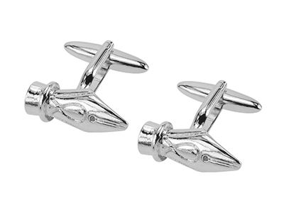 1868-21R Pen Nib Cufflinks