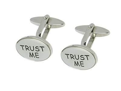 TN-418R Trust Me Cufflinks