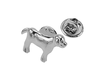 TP54-10R Dog Metal Lapel Pin