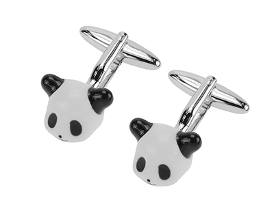 1867-24R Panda Cufflinks