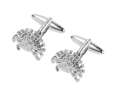 1865-22R Animal Series Hedgehog Men Cufflinks