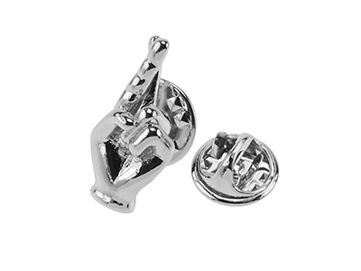 658-14R Hand Gesture Rock Music Lapel Pin