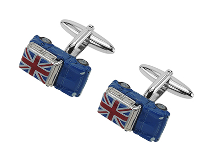 641-22R Union Jack Car Cufflinks