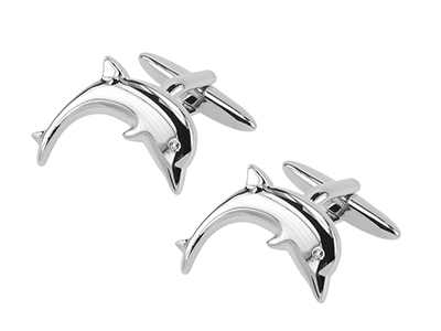 193-29R Dolphin Cufflinks