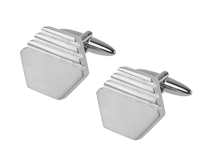 666-13R2 Hexagon Cufflinks