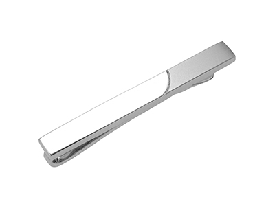 TN-2431R2 Metal Shiny and Brushed Tie Bar