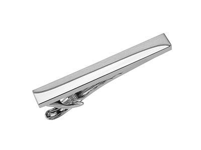 TN-3246R2 Silver Mens Tie Clip