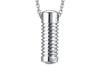 SSN0084R Stainless Steel Screw Necklace